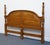 Sumter Furniture Solid Oak Country French King Size Poster Headboard For Sale - Image 4 of 5