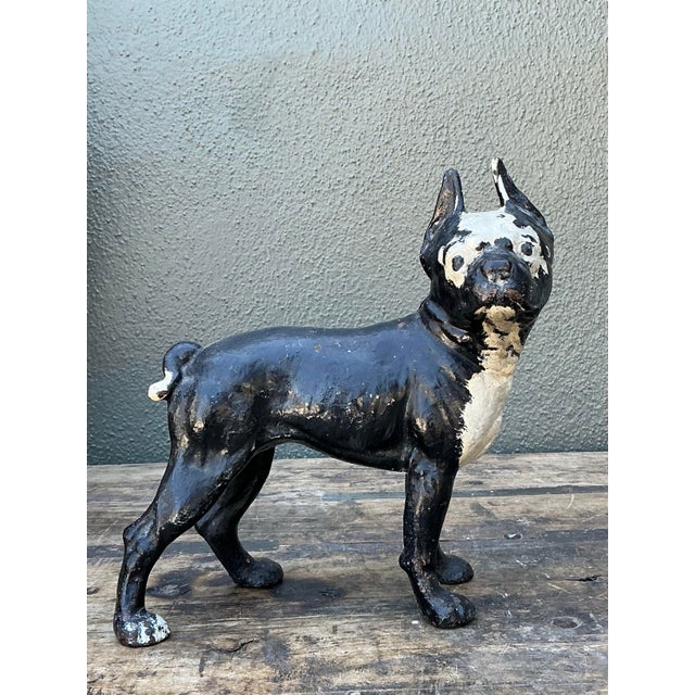 Vintage Boho Patinated Wrought Iron Dog For Sale - Image 12 of 12