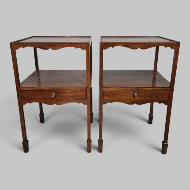 Regency Bedside Lamp Tables, 1920s, Set of 2 For Sale - Image 11 of 11