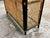 Black Wicker, Glass + Black Bamboo Étagère, Mid 20th Century For Sale - Image 8 of 12