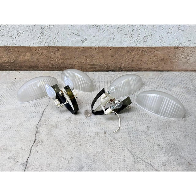 1960s Vintage Lambda Wall Lamps by Vico Magistretti for Artemide, 1961, Set of 2 For Sale - Image 5 of 18