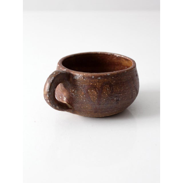 Ceramic Vintage Studio Pottery Mug For Sale - Image 7 of 11