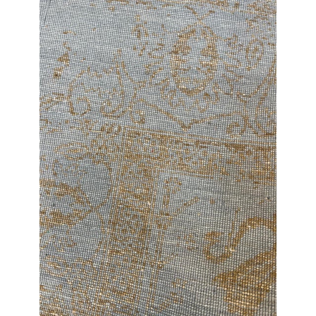 Modern Silk and Wool Modern Style Rug , 6'2" X 9'2" For Sale - Image 3 of 4
