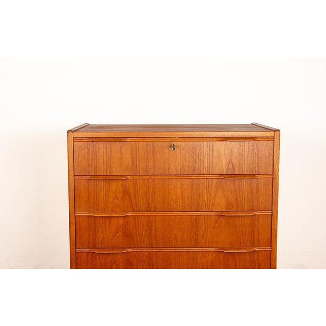 Danish Four-Drawer Teak Chest of Drawers by Henning Jørgensen for Fredericia Furniture, 1960, in Flawless conditions....