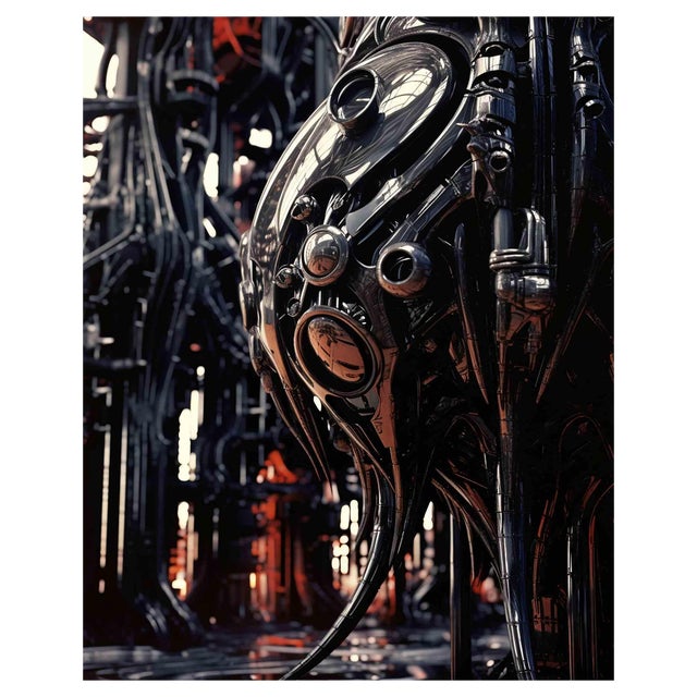 Kevin Abanto, Molten Brilliance, Digital Print, 2023 For Sale