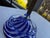 Stunning hand-blown studio art glass butter/candy dish by acclaimed California glass artist Johnathon Schmuck. Features a...
