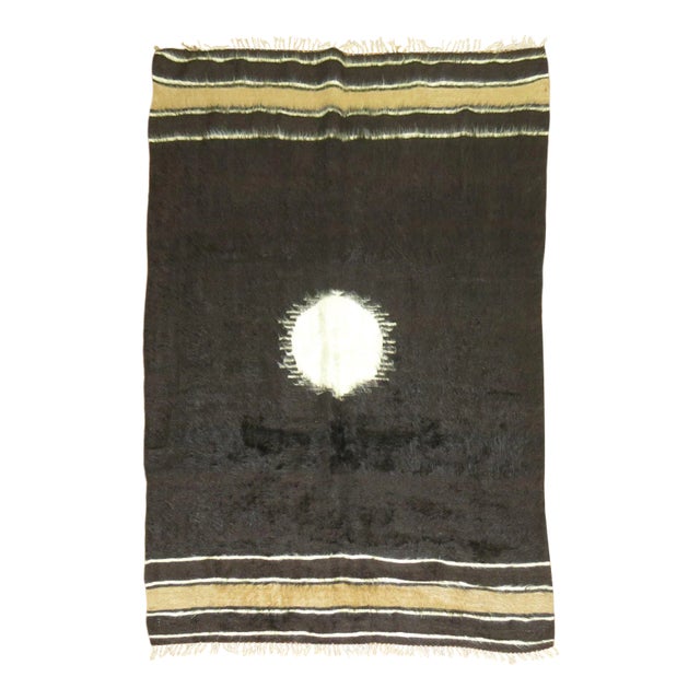 Sirt Vintage Turkish Rug, 4'6'' X 6' For Sale