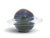 Glass Planet Saturn Galaxy Limited Edition Sci Fi Channel Glass Planet Paperweight For Sale - Image 7 of 8