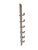 Antique English Oak Stable Harness Rack with Six Wooden Hooks, 1800s For Sale - Image 9 of 9