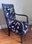 Wood Pair of Lacquered Neoclassical Dolphin Armchairs ~ New Upholstery For Sale - Image 7 of 17