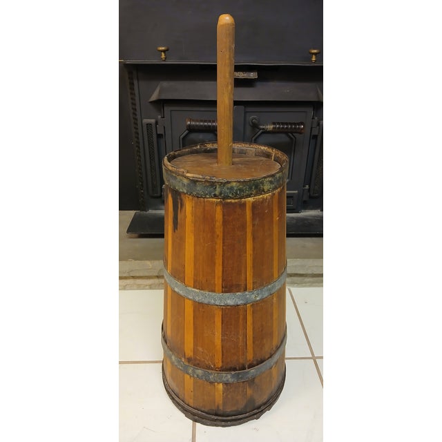 Antique Rustic Wooden Butter Churn For Sale - Image 12 of 12