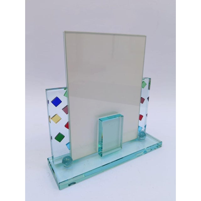 Glass Photo Frame from Ovodomo, Italy, 1990s For Sale - Image 3 of 10