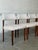 Mid-Century Modern Rosewood Upholstered Dining Chairs Set of 4 Vintage Mid-Century Modern 1960s For Sale - Image 3 of 10
