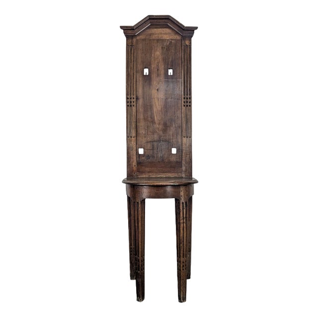 Louis XVI Style Walnut Fountain Stand For Sale