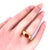 Hallmark: Tiffany & Co. 750 Italy Gemstone: citrine 9mm long x 6.5mm wide Measurement: 8mm wide x 6mm high Ring size: 5...
