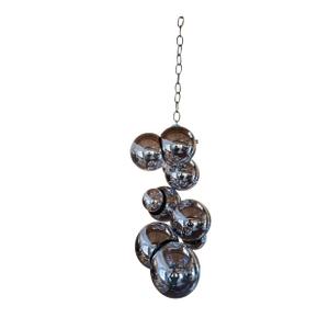 1990s Mid Century Modern Chandelier Attributed Robert Sonneman