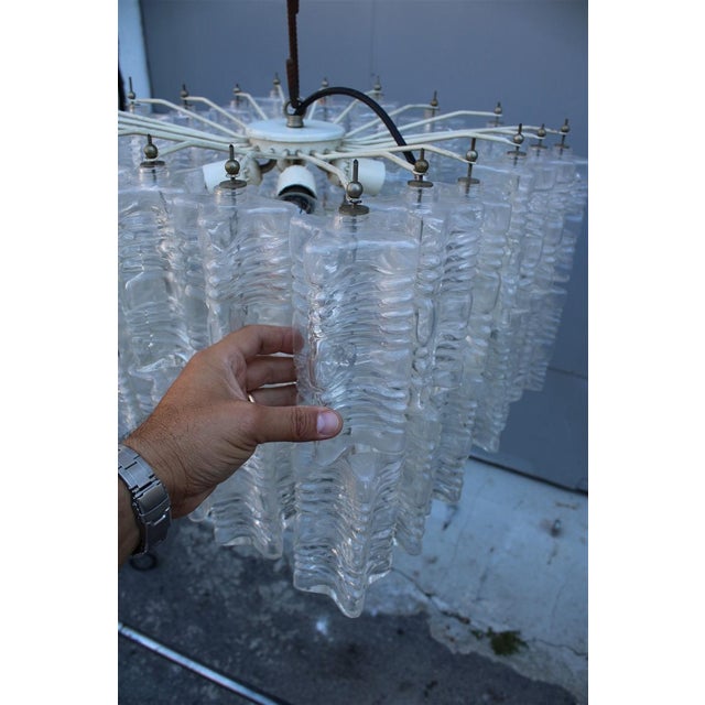 Square Chandelier from Venini, Italy, 1960s For Sale - Image 16 of 18