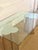 Mastercraft 1970s Mastercraft Sculptural Chrome & Glass Pedestal Rectangular Dining Table For Sale - Image 4 of 10