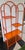 Vintage arched shelving unit with vintage Orange acrylic shelving. Please look at pictures for overall detail. Feel free...