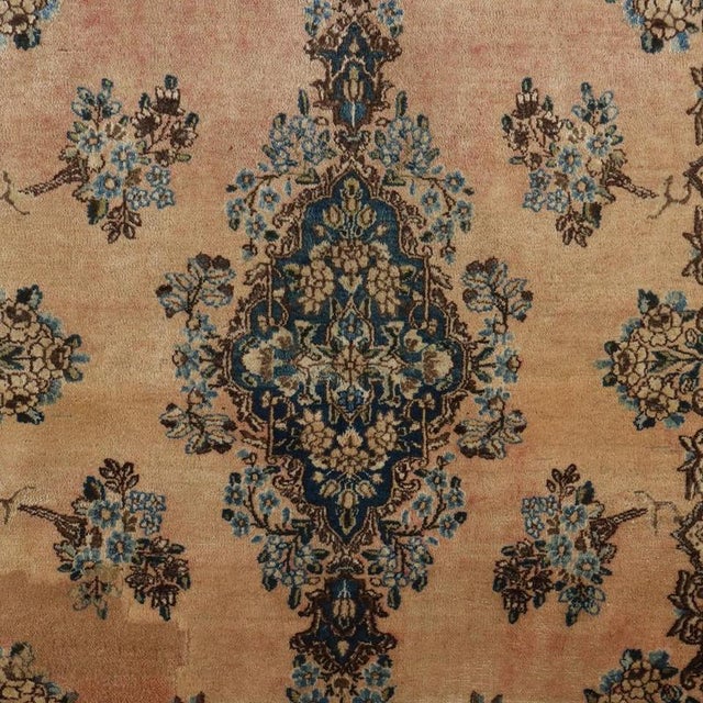 Kerman Rug in Cotton Wool Thin Knot, Middle East For Sale - Image 3 of 8