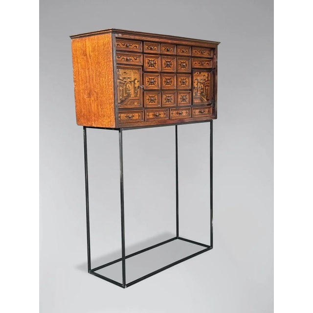 18th Century Italian Provincial Marquetry Cabinet, 1780 For Sale - Image 3 of 11