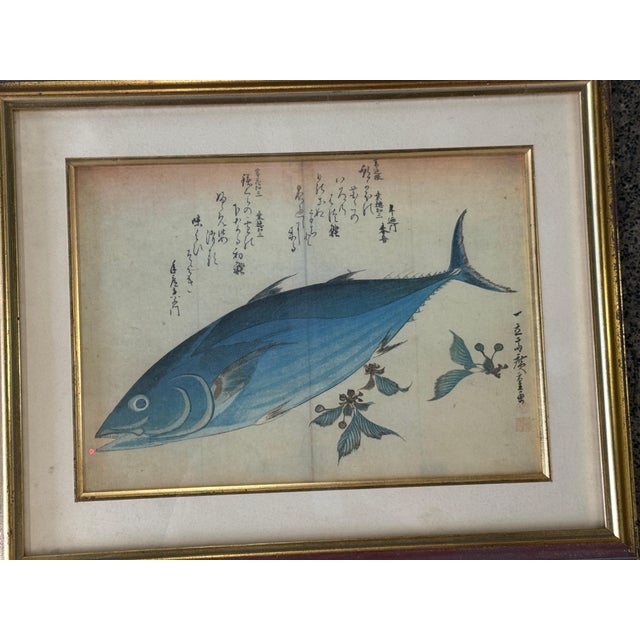 Mid 20th Century Four Beautiful Japanese Prints After Hiroshige For Sale - Image 4 of 5