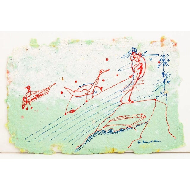 Eva Bouzard-Hui Surrealist Scenes Mixed Media, 15 For Sale - Image 16 of 18