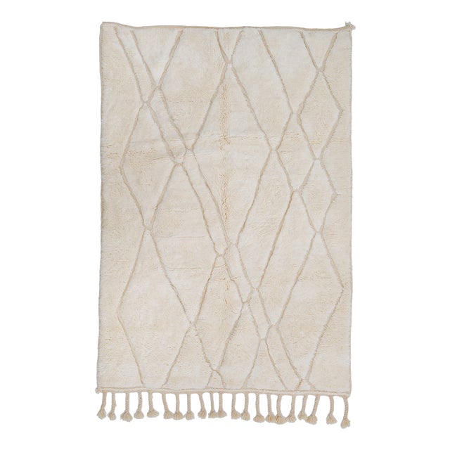 Hand-Knotted Wool Rug by Azele Studio For Sale