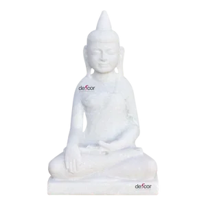 Shan Style Burmese White Buddha