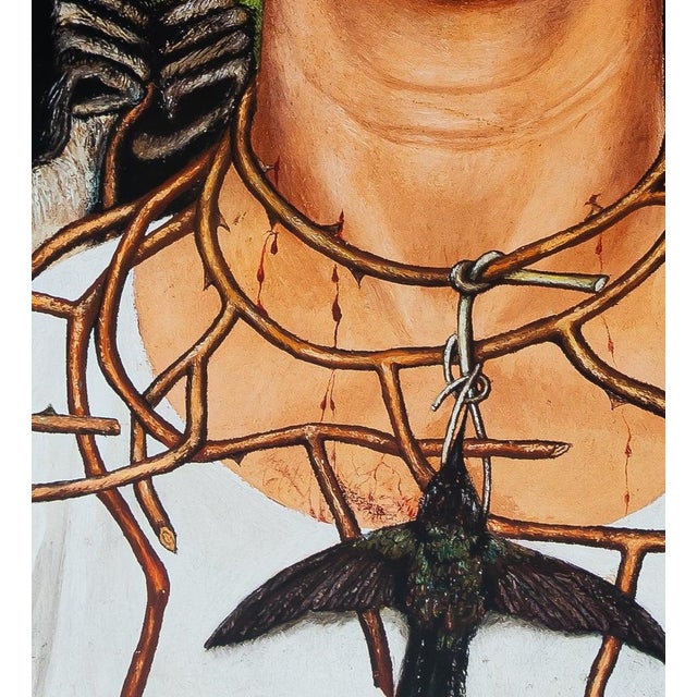 Self Portrait Poster after Frida Kahlo For Sale - Image 5 of 8