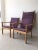 Rare set of chairs, consisting of an easy and a lounge chair, designed by hans wegner for getama in 1984. They were...