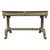 Antique Victorian Oak Writing Table with Carved Decoration For Sale - Image 11 of 11