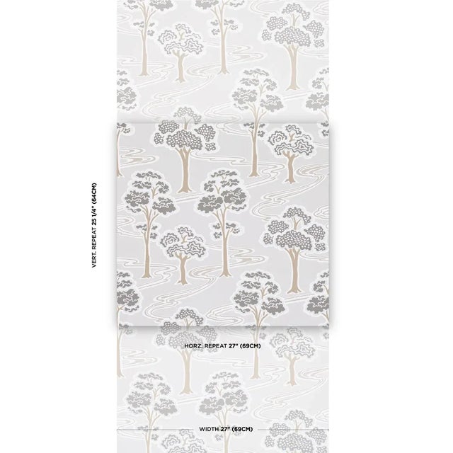 With its emphasis on form and line, Tree River is Japanese Art Deco at its best. Also available as a fabric. Sold as a...