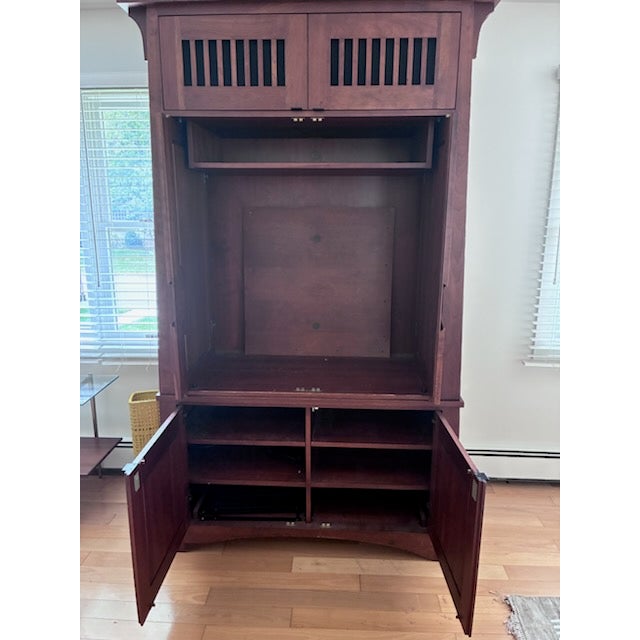 Ethan Allen Entertainment Armoire For Sale In New York - Image 6 of 8