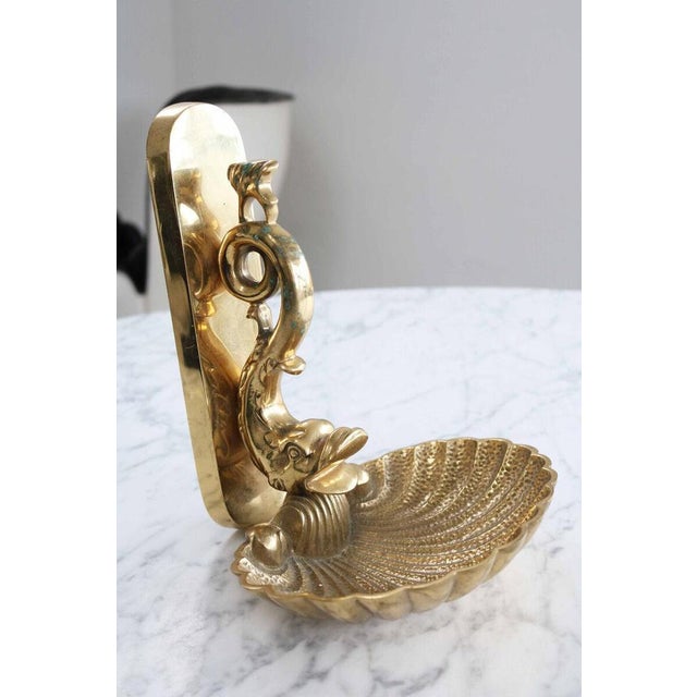 Gold Hollywood Regency Brass Koi Soap Dish, 1960s For Sale - Image 8 of 9