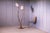 Rattan Floor Lamp Calyx - Handcrafted Natural Pencil Reed Tall Standing Lamp For Sale - Image 13 of 14