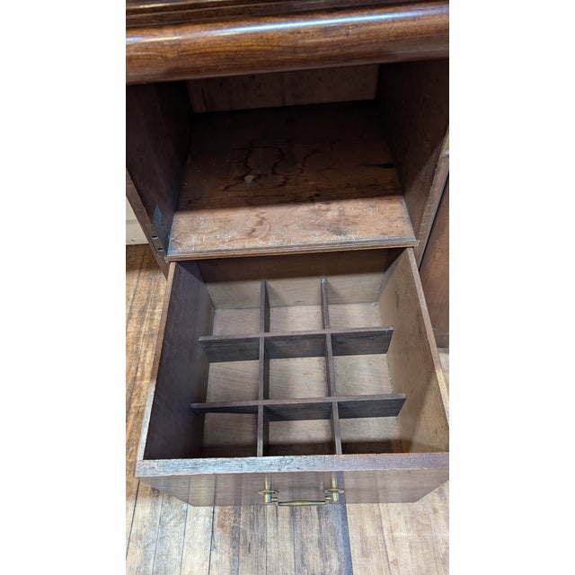 19th Century Mahogany Twin Pedestal Sideboard For Sale - Image 9 of 11