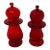 1950s Murano Glass Ruby Salt and Pepper - a Pair For Sale