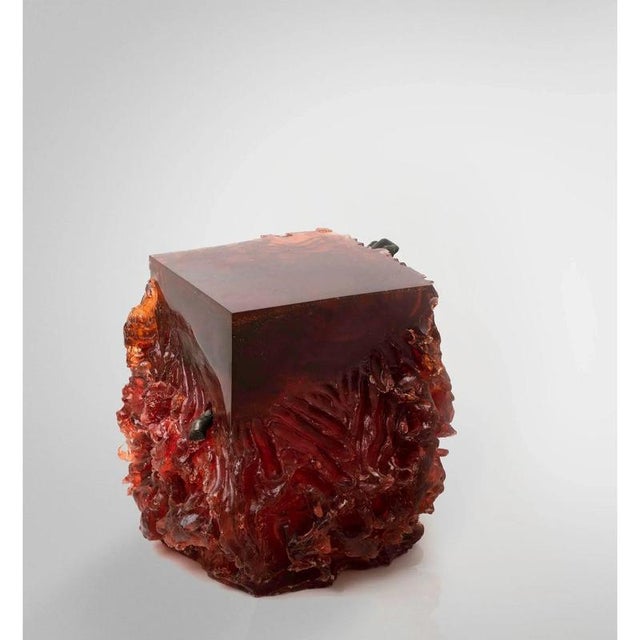 Side Table and Stool by Eduard Locota For Sale - Image 9 of 10