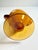 Mid 20th Century Empoli Art Glass Swung Vase Honey Amber, Cristalleria Fratelli Betti For Sale - Image 12 of 12
