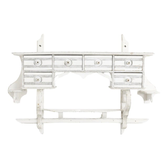 1910s Belgian Kitchen Wall Shelf For Sale