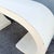Postmodern Postmodern Cream Gloss Laminate Scroll Console Table For Sale - Image 3 of 8