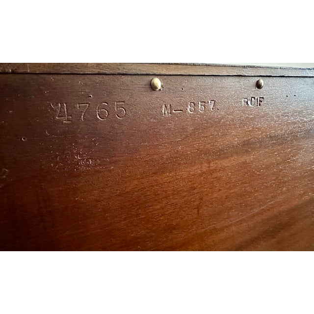 1950s 1950s Breakfront, Mid-Century Modern Unusual, Oak China Cabinet, Top Only. For Sale - Image 5 of 7