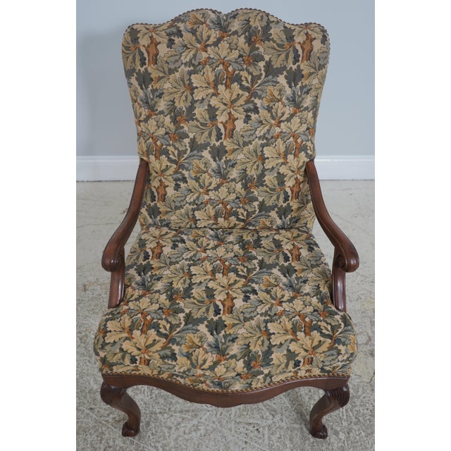 Age: Approx: 30 Years Old Details: Clean Well Cared For Upholstery High Quality Construction Nice Curved Legs And Arms...