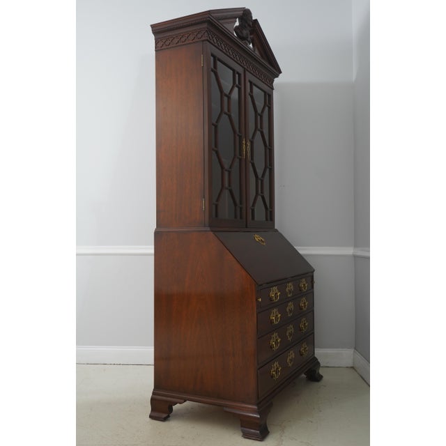 Age: Approx: 30 Years Old Details: National Trust For Historic Preservation Reddish Mahogany Finish Bracket Feet...