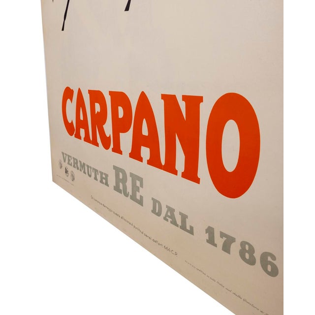 Canvas Poster Vermuth Carpano Caval Ad Bruns Armando Testa, 1953 For Sale - Image 9 of 13