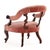 French Rosewood Continuous Arm Chair, C 1860. For Sale - Image 4 of 7
