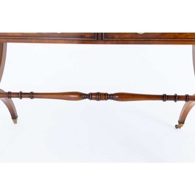 Regency Revival Bonheur Du Jour Desk in Mahogany, 1920s For Sale - Image 10 of 11