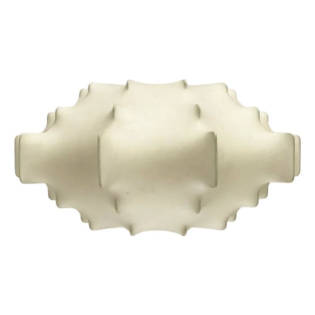 Mid-Century Modern German Cocoon Pendant Lamp by Friedel Wauer for Goldkant Leuchten, 1960s For Sale