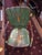 A wonderful chair for outside or inside. The metal has been sealed and the rust is topical but not affecting the sturdy...